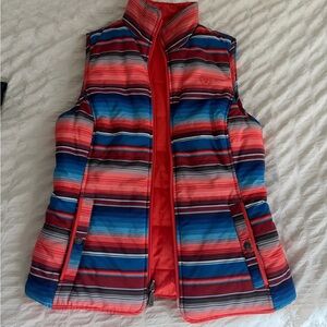 Ariat reversible Multicolor Striped Vest
